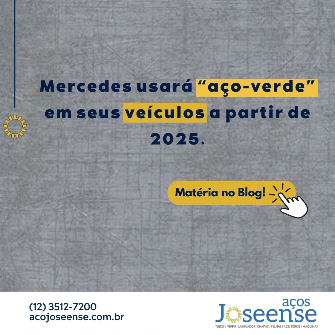 Você está visualizando atualmente Mercedes usará “aço-verde” em seus veículos a partir de 2025