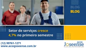 Leia mais sobre o artigo Setor de serviços cresce 4,7% no primeiro semestre