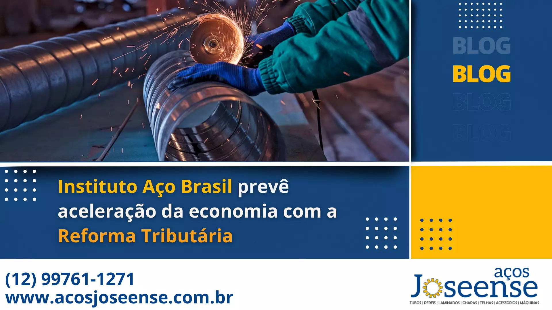 Leia mais sobre o artigo Instituto Aço Brasil prevê aceleração da economia com a Reforma Tributária