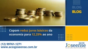 Leia mais sobre o artigo Copom reduz juros básicos da economia para 12,25% ao ano